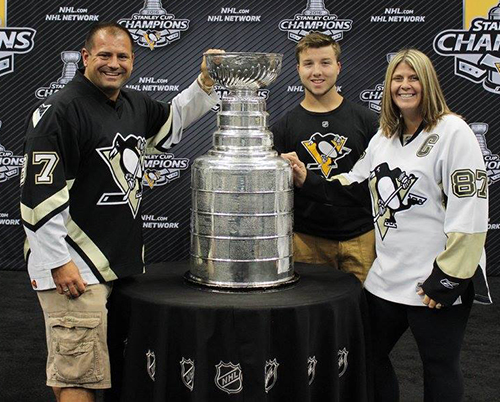Bacco Family at Pittsburgh Penguins